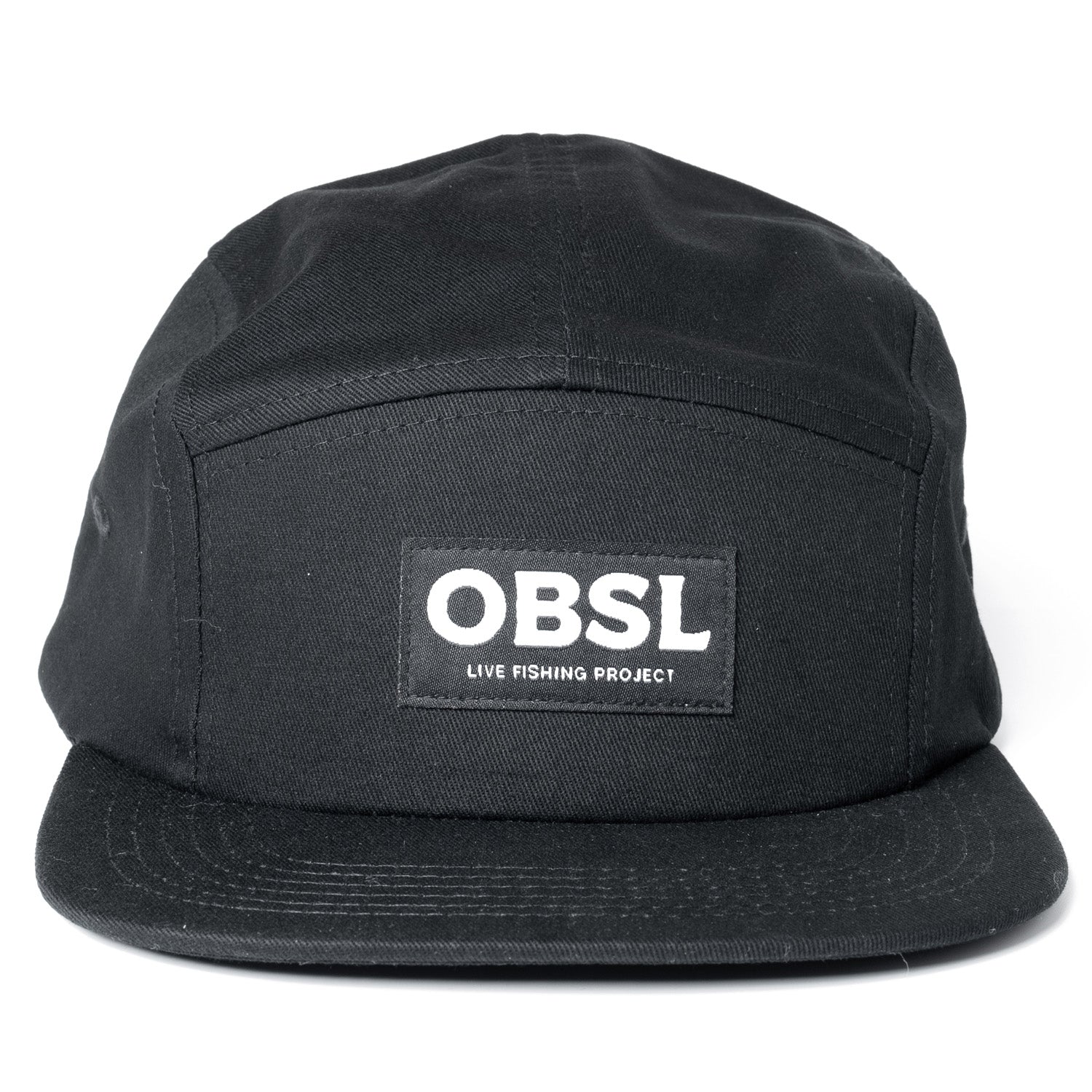 OBSL LOGO 5PANEL CAP [BLACK]