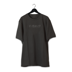 SPACE KATAKANA T-shirt [BLACK]